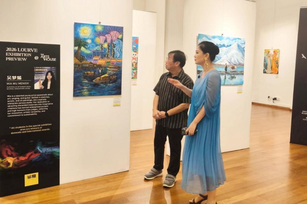 菲常藝術盧浮宮預展新加坡落幕，本土青少年藝術家閃耀國際舞臺